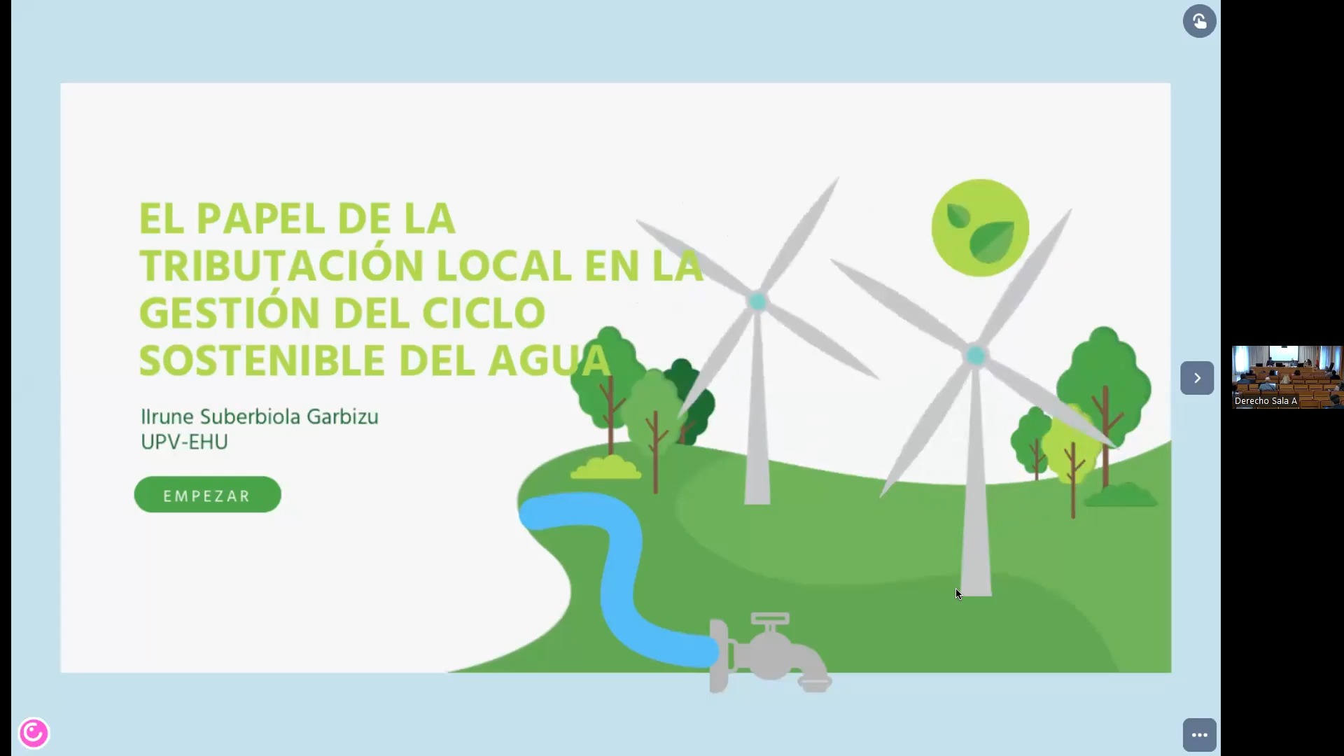 El papel de la tributación local en la gestión del ciclo sostenible del agua