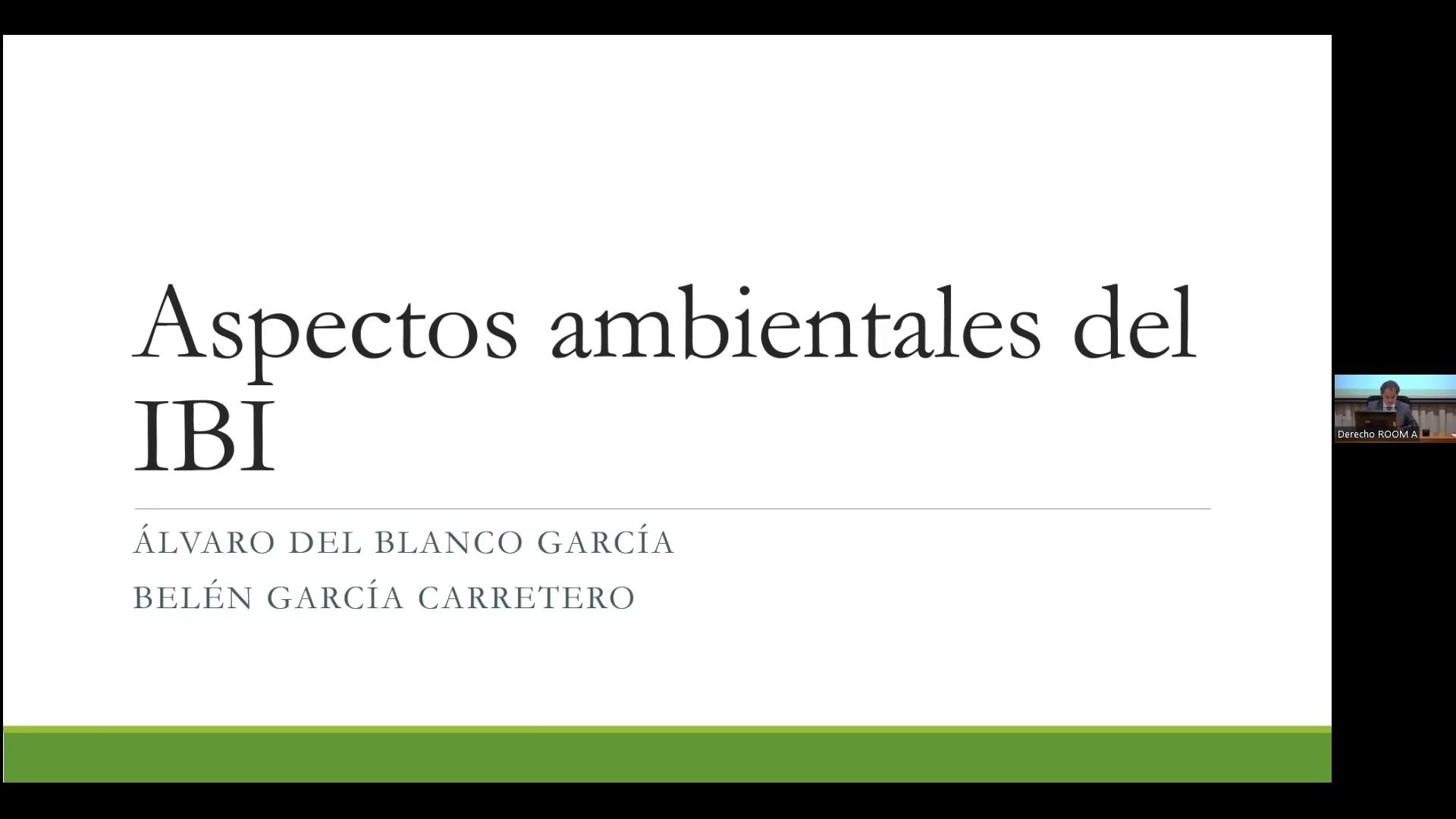 Aspectos ambientales del IBI