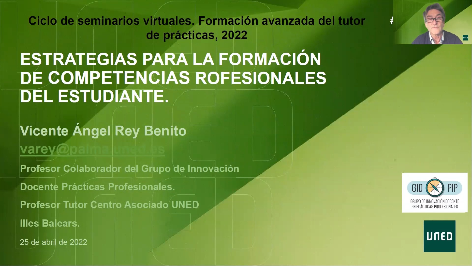 Seminario primero. Estrategias para la formación de competencias  profesionales del estudiante 