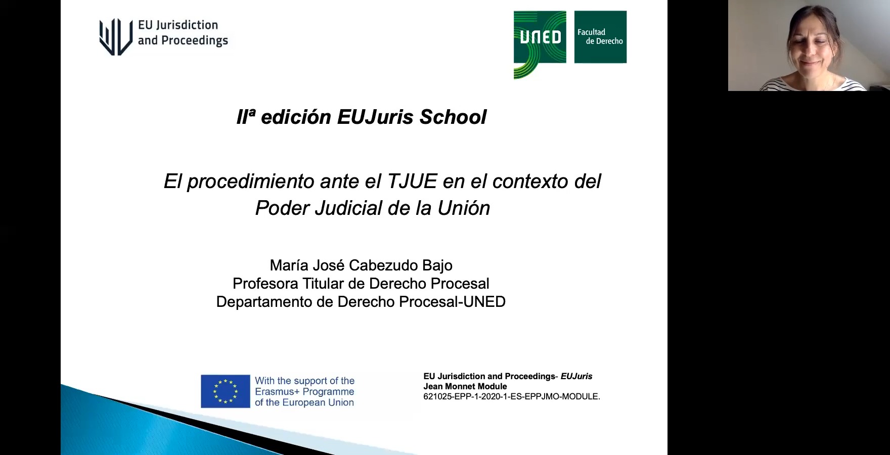 El procedimiento ante el TJ en el contexto del Poder Judicial de la Unión