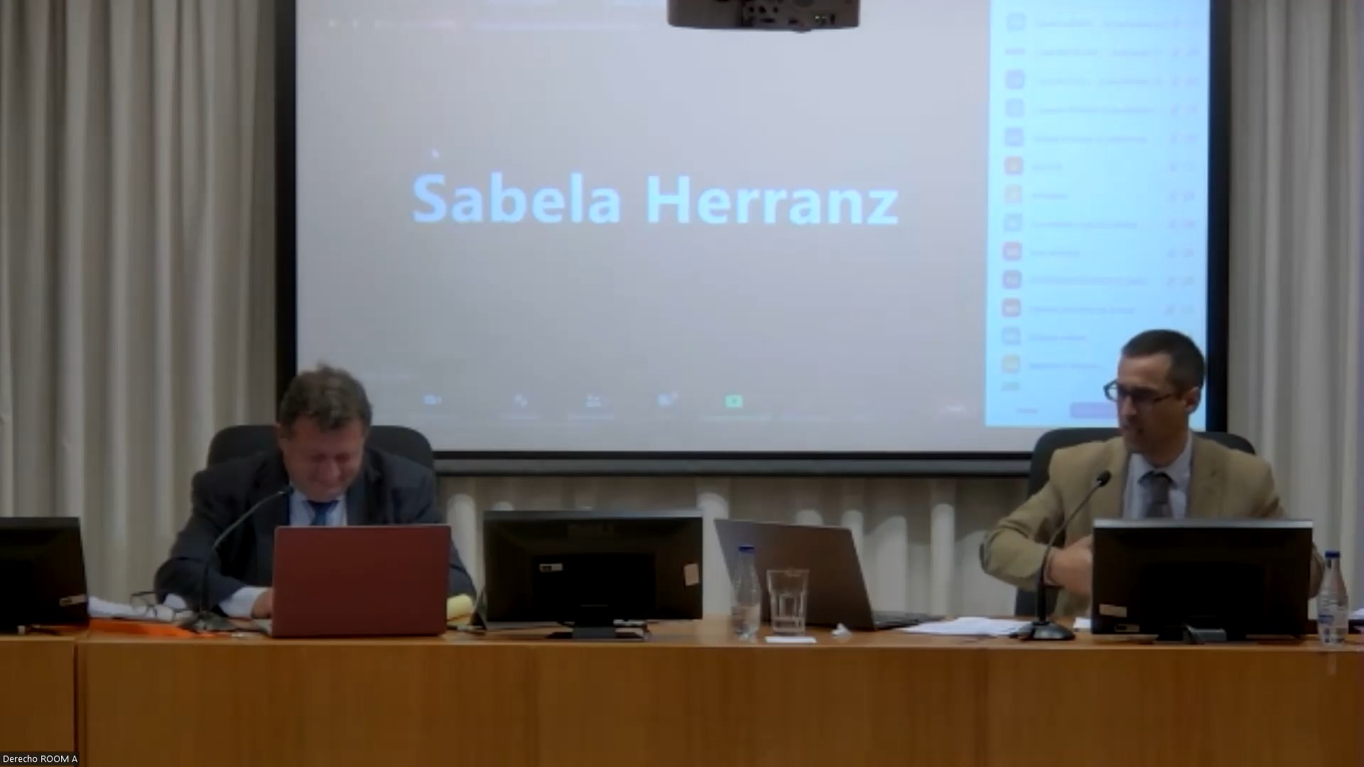 Turno de preguntas de la Sesión segunda
