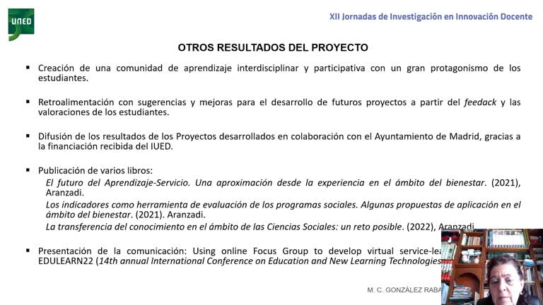 056. Línea 9. El Aprendizaje-Servicio como herramienta al servicio de la sociedad. Una experiencia con el Ayuntamiento de Madrid