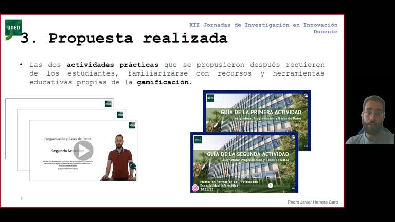 039. Línea 1. Promover el desarrollo y la evaluación de recursos digitales educativos para la enseñanza y el aprendizaje de la programación y las bases de datos desde una perspectiva lúdica