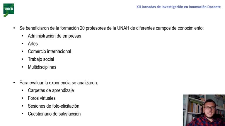 008. Línea 3. Asesoramiento para una evaluación semipresencial en la Universidad Nacional Autónoma de Honduras