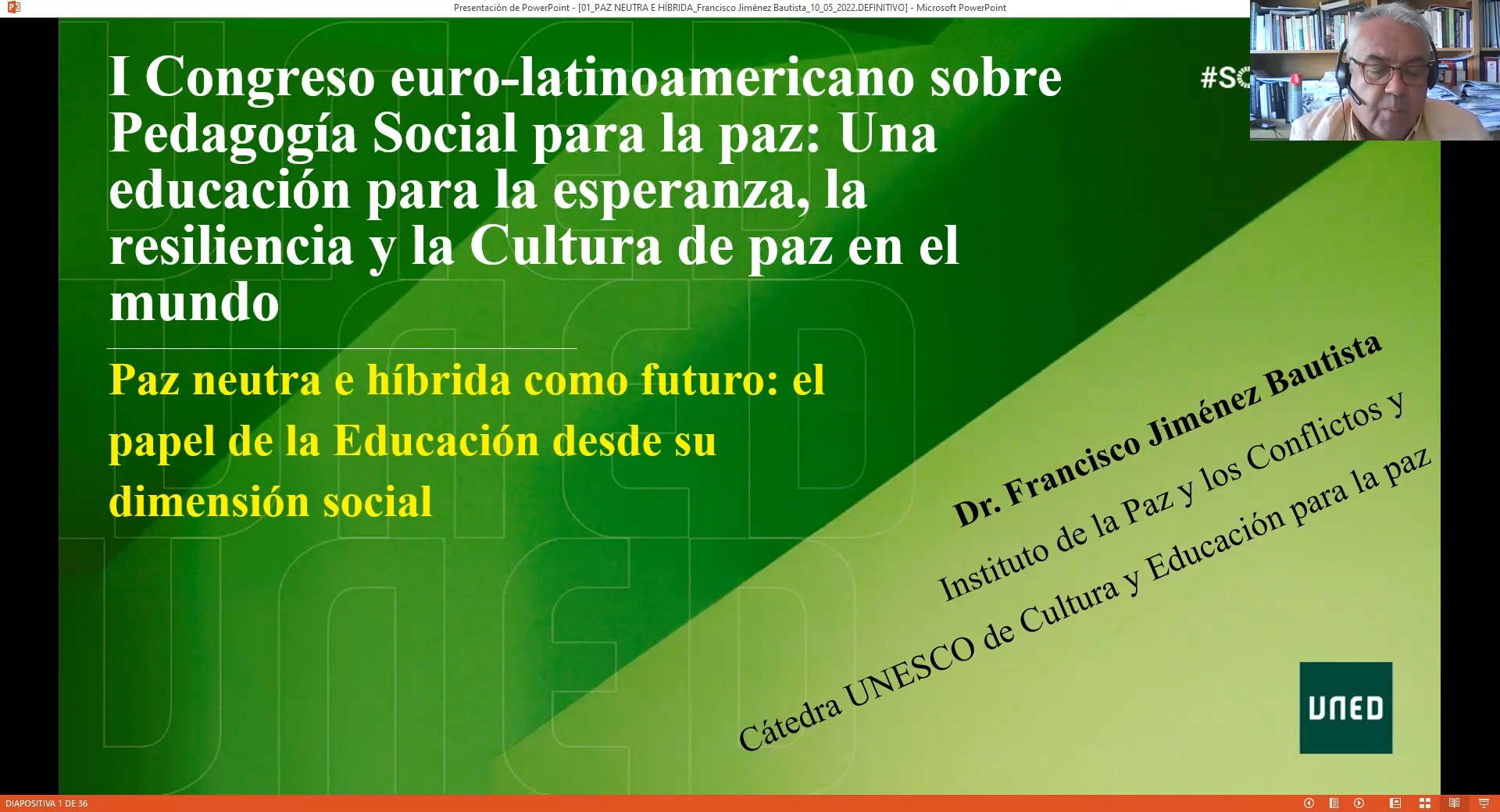 La paz neutra e híbrida como futuro: el papel de la Educación desde su dimensión social