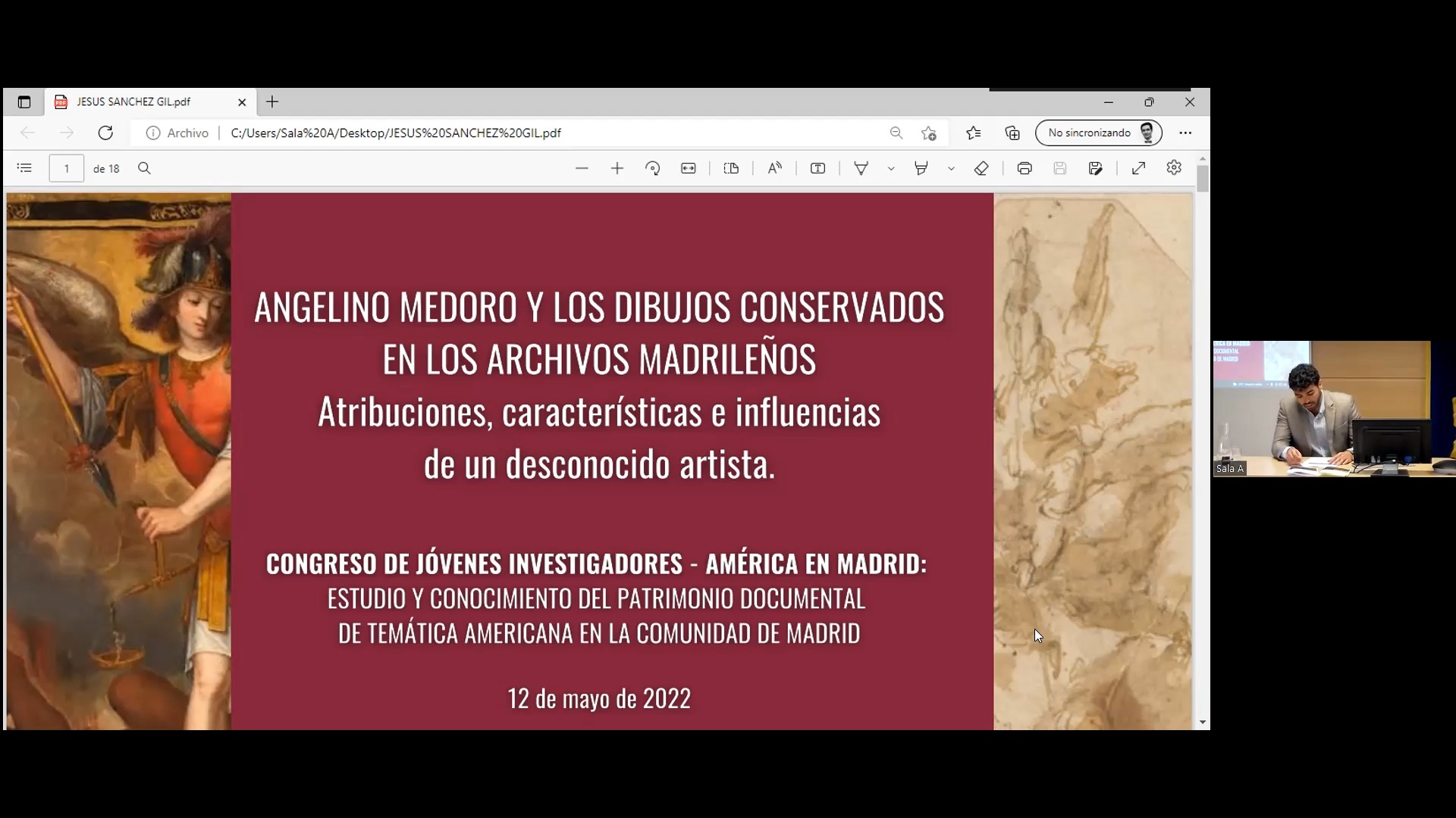 Angelino Medoro y los dibujos conservados en archivos madrileños