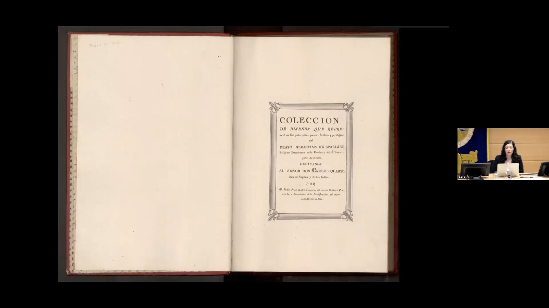 El hallazgo de la ´Colección de diseños que representan los principales pasos, hechos y prodigios del Beato Sebastián de Aparizio…´en la Real Biblioteca de Madrid