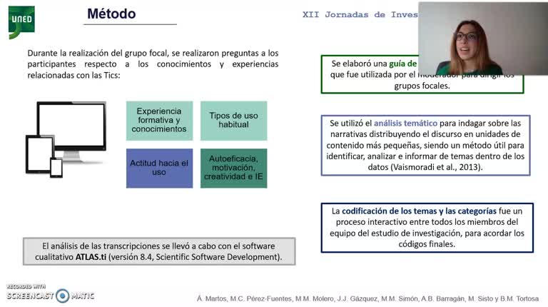 084. Línea 7. Análisis cualitativo acerca de la percepción sobre el uso de las TICs en el ámbito académico entre los estudiantes universitarios