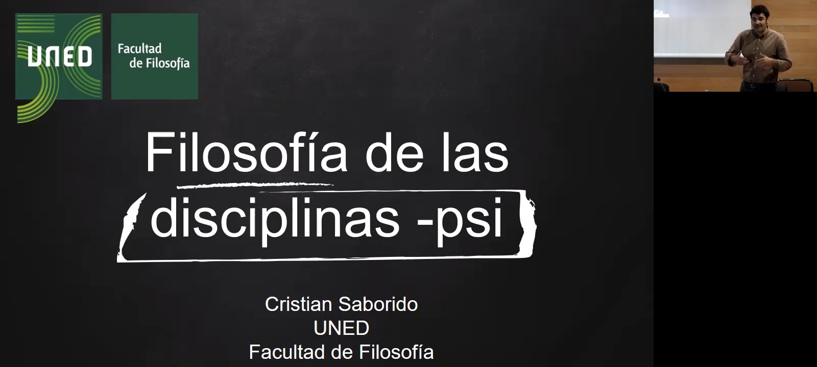 Filosofía de las disciplinas -psi