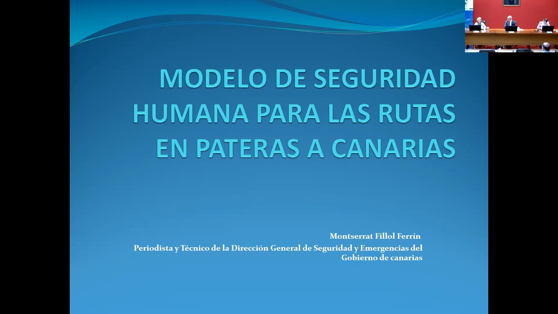 Modelo de seguridad humana para las rutas en pateras a Canarias