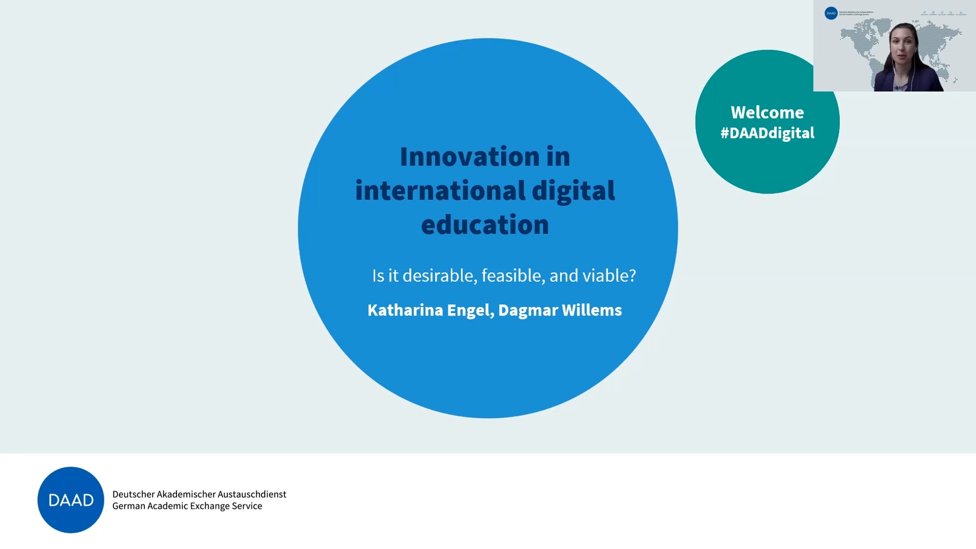 Conference -  Innovation in international digital education: Is it desirable, feasible, and viable?