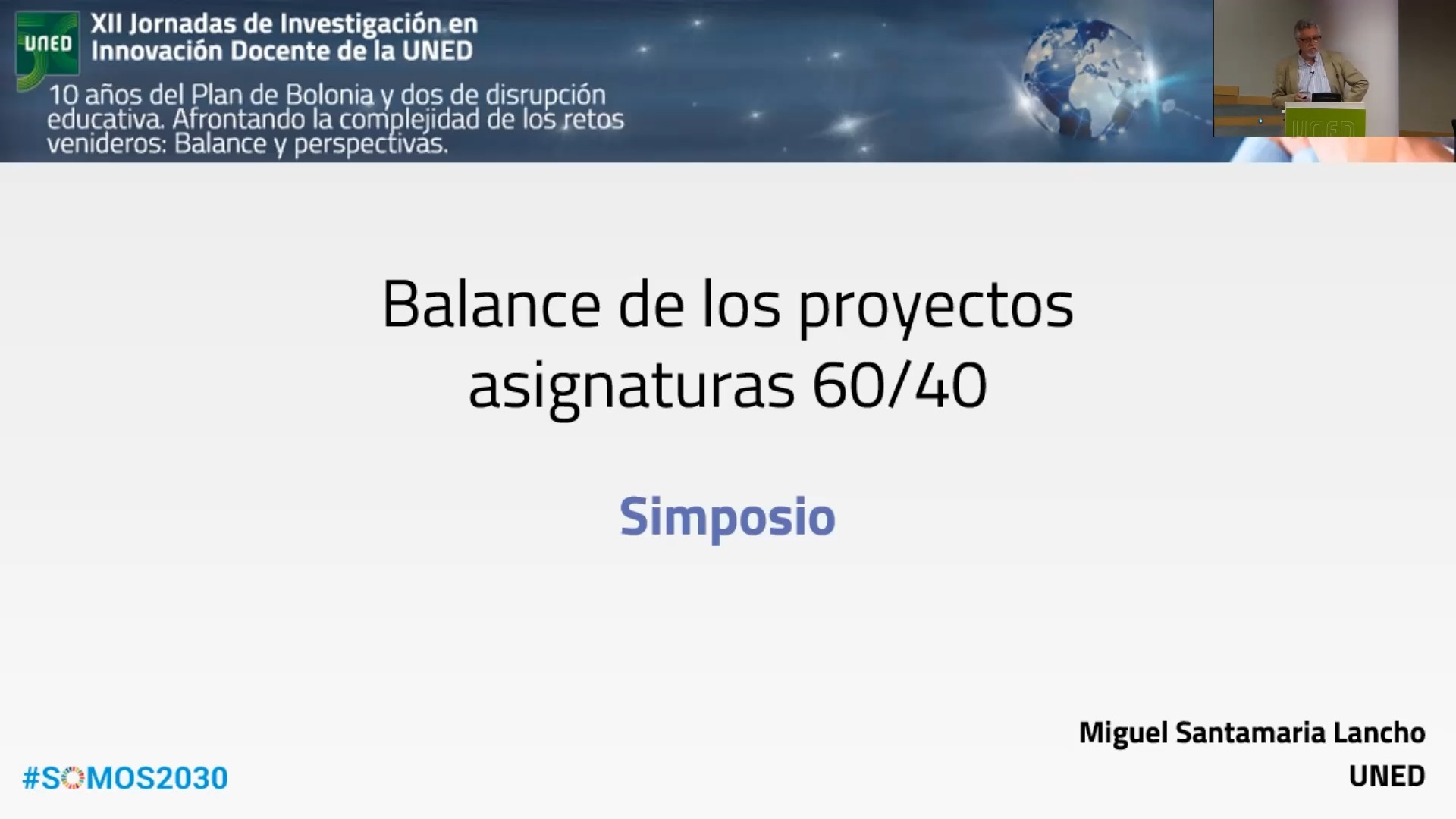Balance de las asignaturas 60/40 