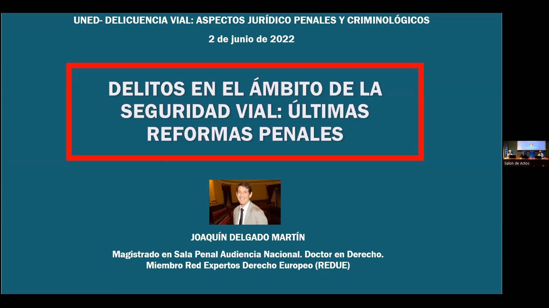 Últimas reformas penales en materia de seguridad vial