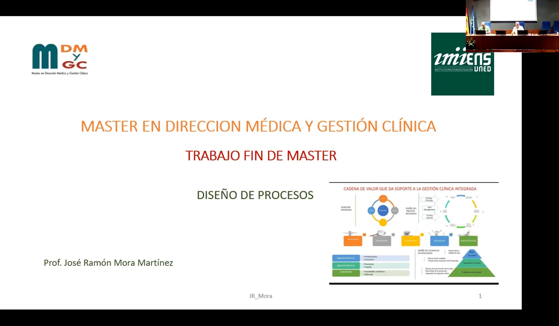 Seminario sobre el TFM: Portafolios, Evaluación y Procesos