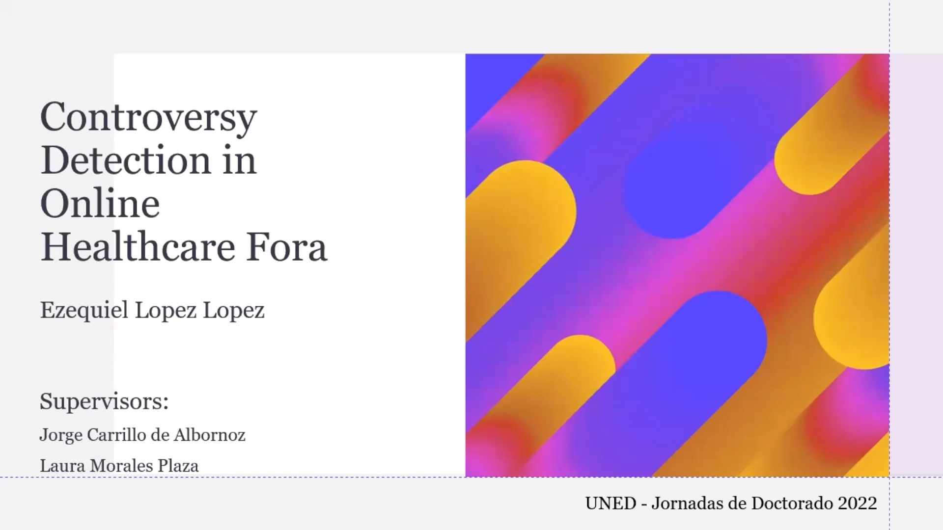 Intervención de Ezequiel López López