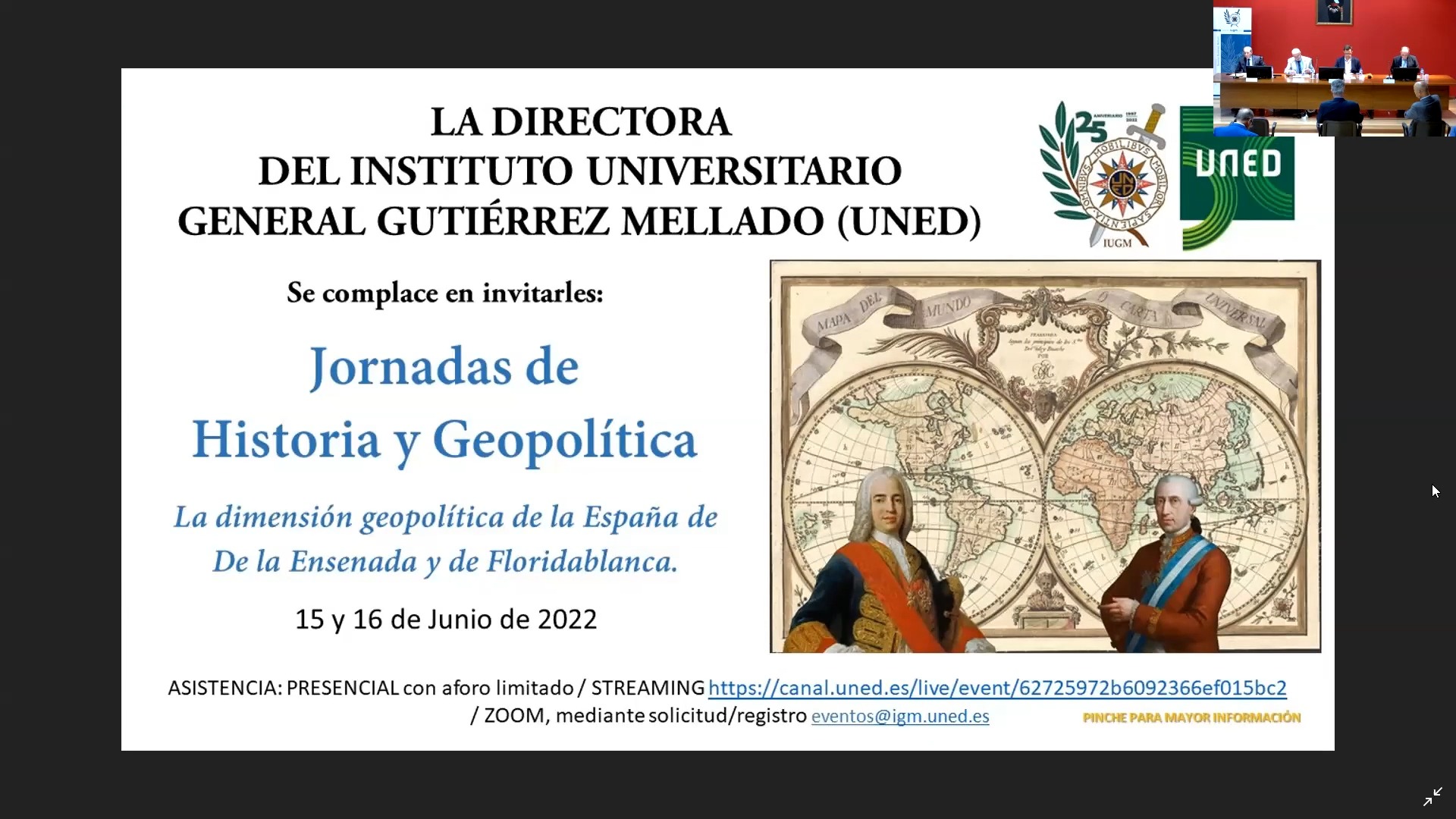 Mesa Redonda: La visión estratégica de De la Ensenada. Vigencia y evolución en sus sucesores