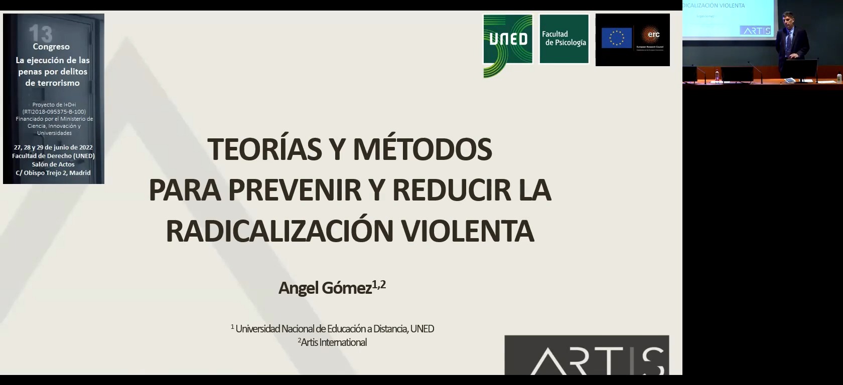 Conferencia invitada: Teorías y métodos para prevenir y reducir la Radicalización violenta