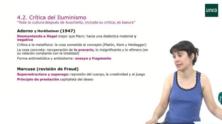 Sesión 4: La escuela de Frankfurt.   