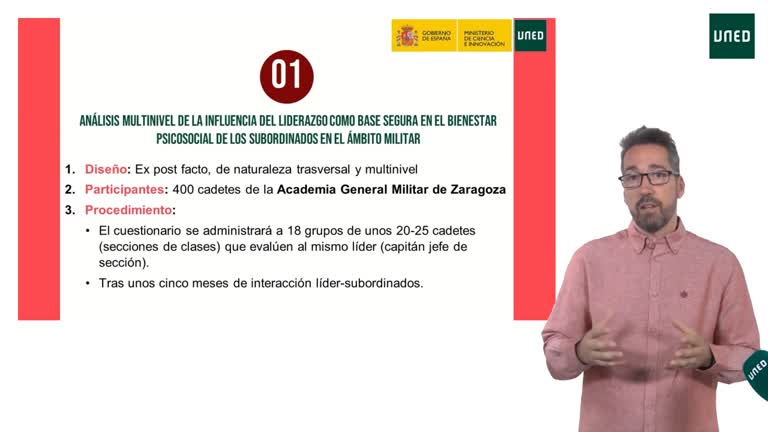Proyecto de investigación sobre el liderazgo de base segura en el ámbito militar