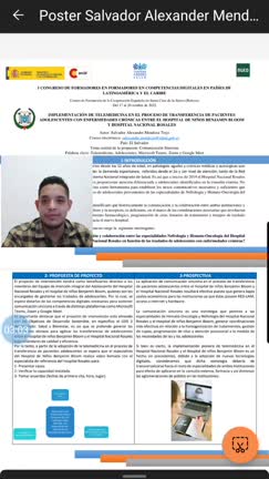 ME3 - Implementación de telemedicina en el proceso de transferencia de pacientes adolescentes con enfermedades crónicas entre el Hospital de niños Benjamín Bloom y Hospital Nacional Rosales 