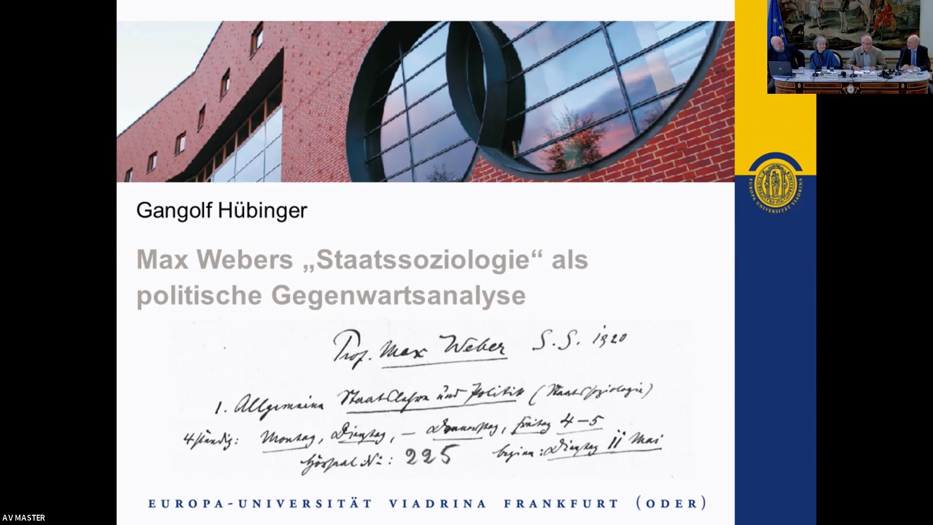 La 'Sociología del Estado' de Max Weber como análisis político contemporáneo