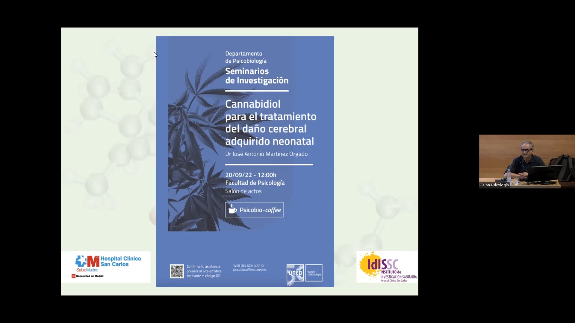 Cannabidiol para el tratamiento del daño cerebral adquirido neonatal