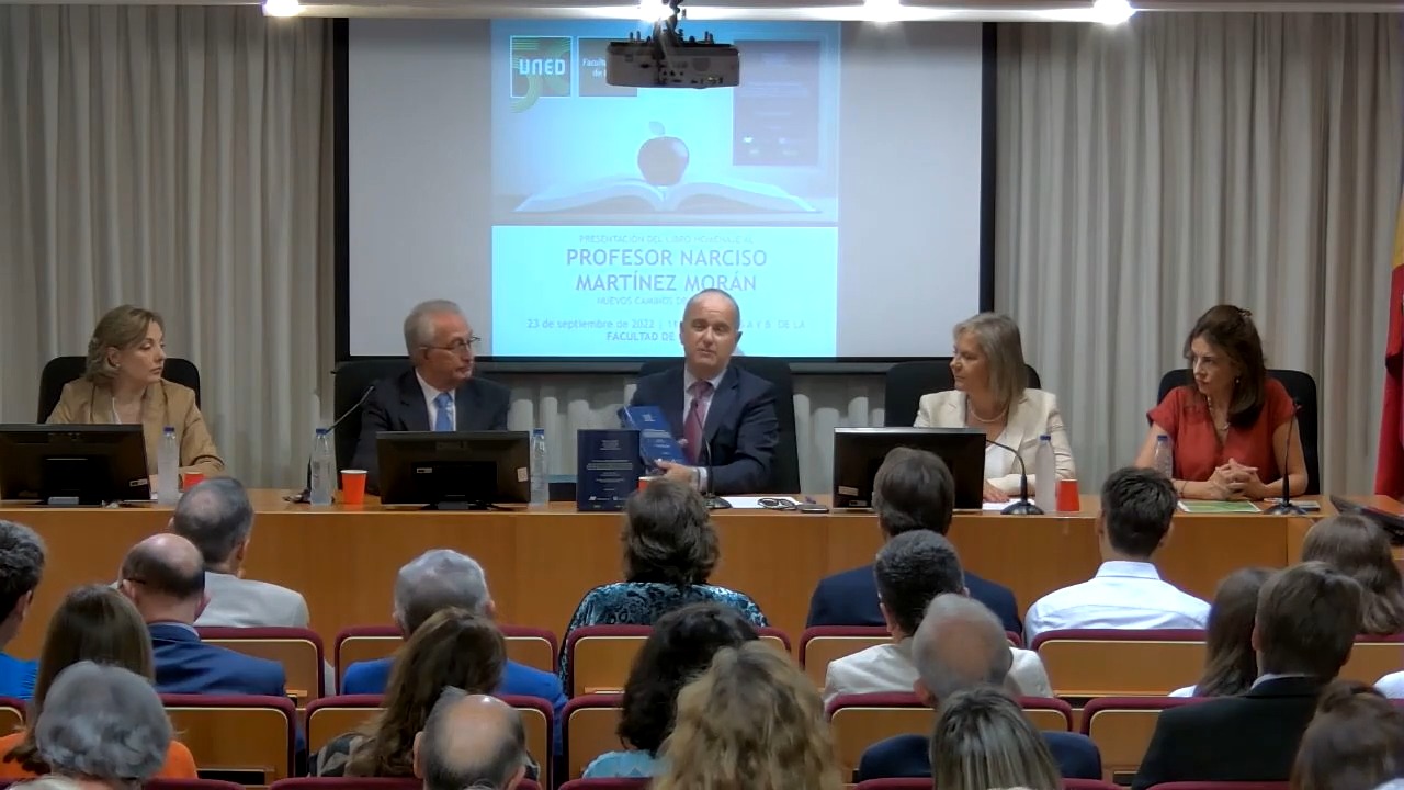 Presentación del libro homenaje al profesor Narciso Martínez Morán: Nuevos caminos del derecho
