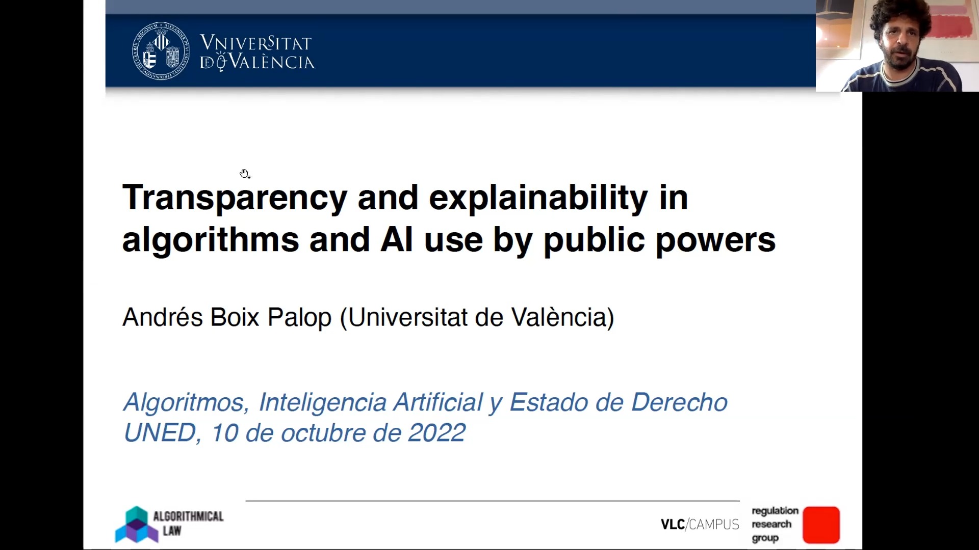Inteligencia artificial empleada por las AAPP, libertades expresivas y explicabilidad algorítmica