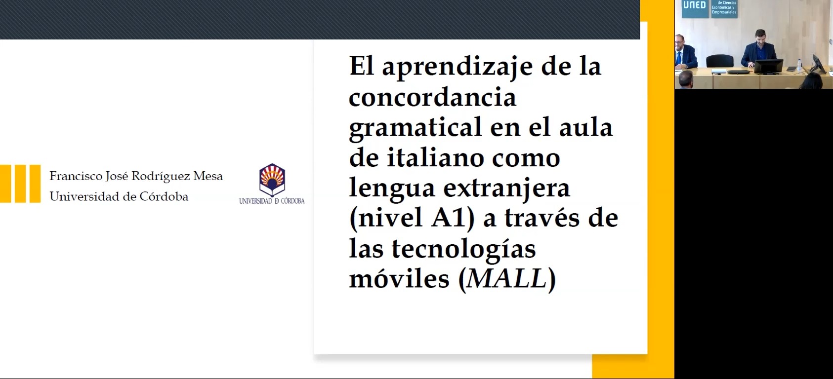 La enseñanza de la concordancia gramatical en el aula de italiano como lengua extranjera (nivel A1) a través del aprendizaje mediante tecnología móvil (MALL)