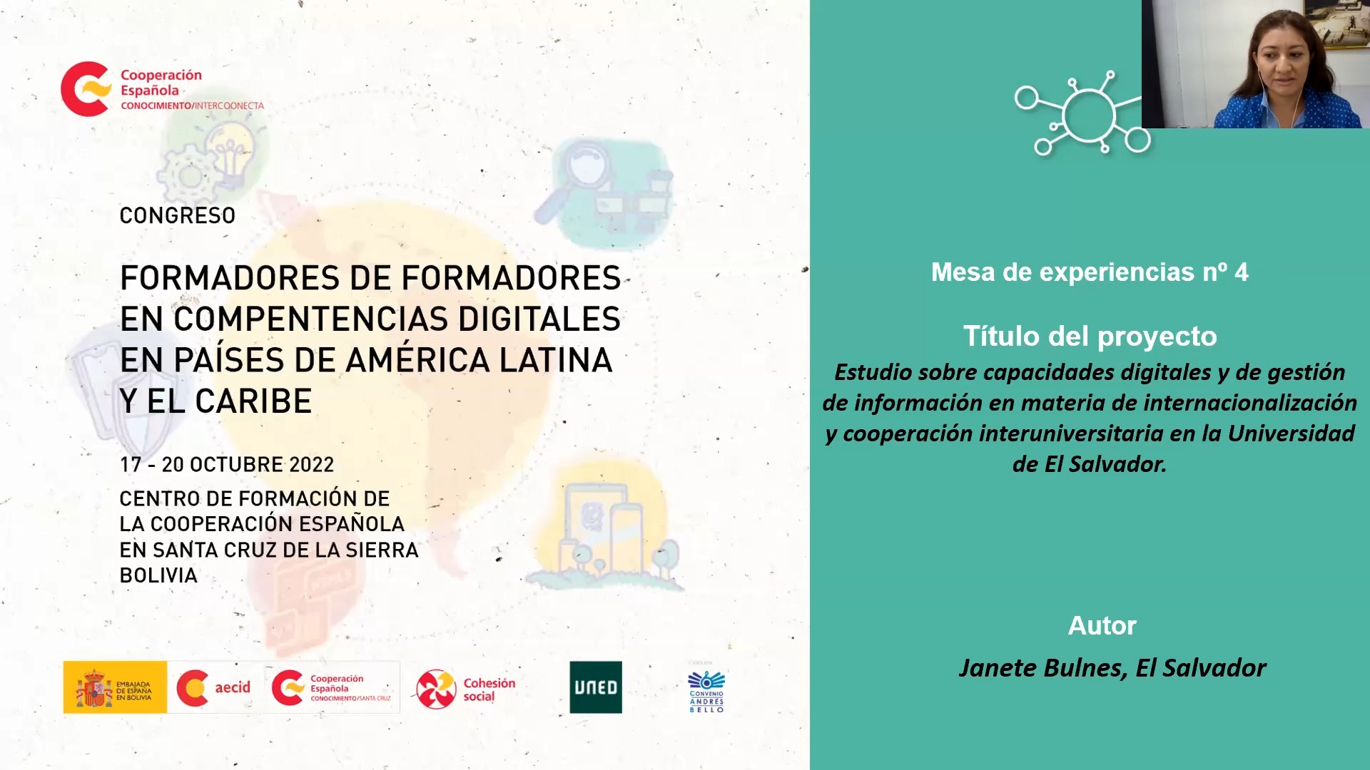 Estudio sobre capacidades digitales y de gestión de información en materia de Internacionalización y Cooperación interuniversitaria en la Universidad de El Salvador