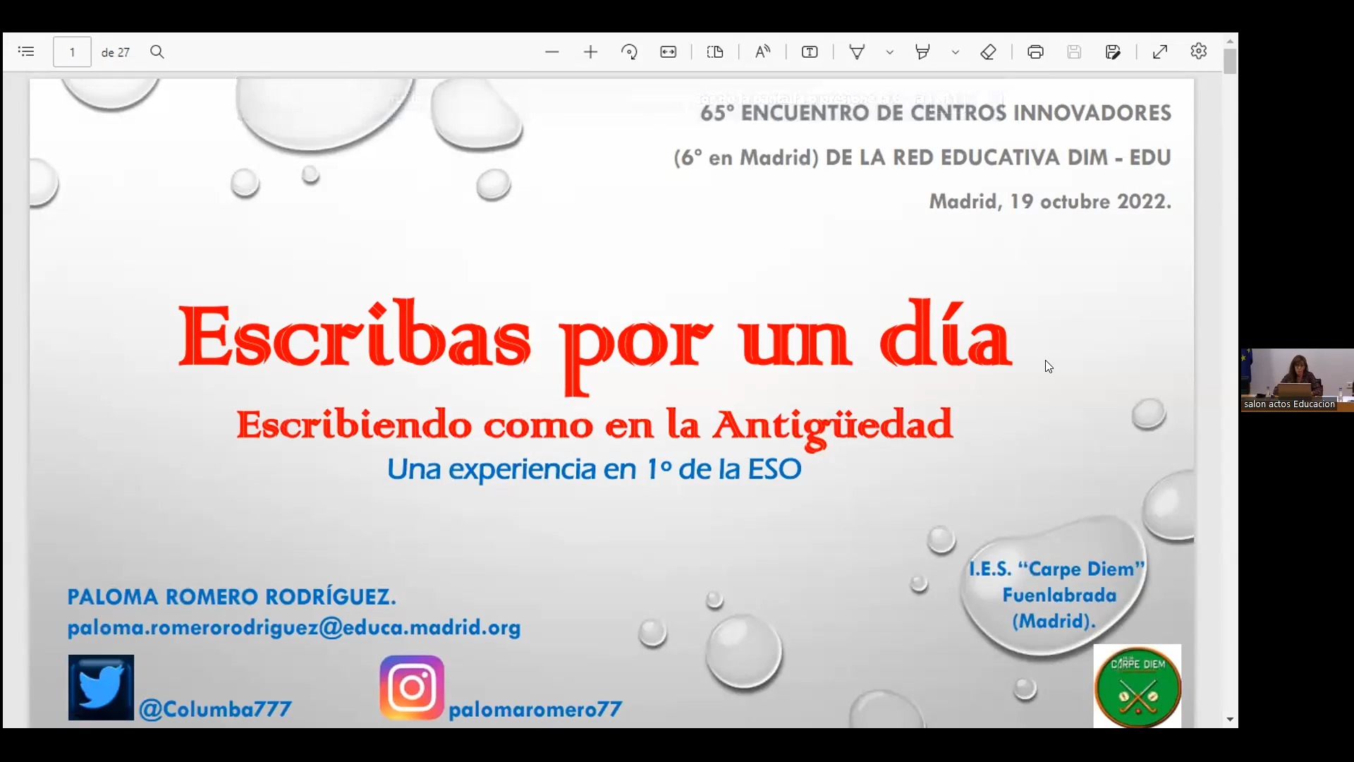 Escribas por un día. Escribiendo como en la Antigüedad