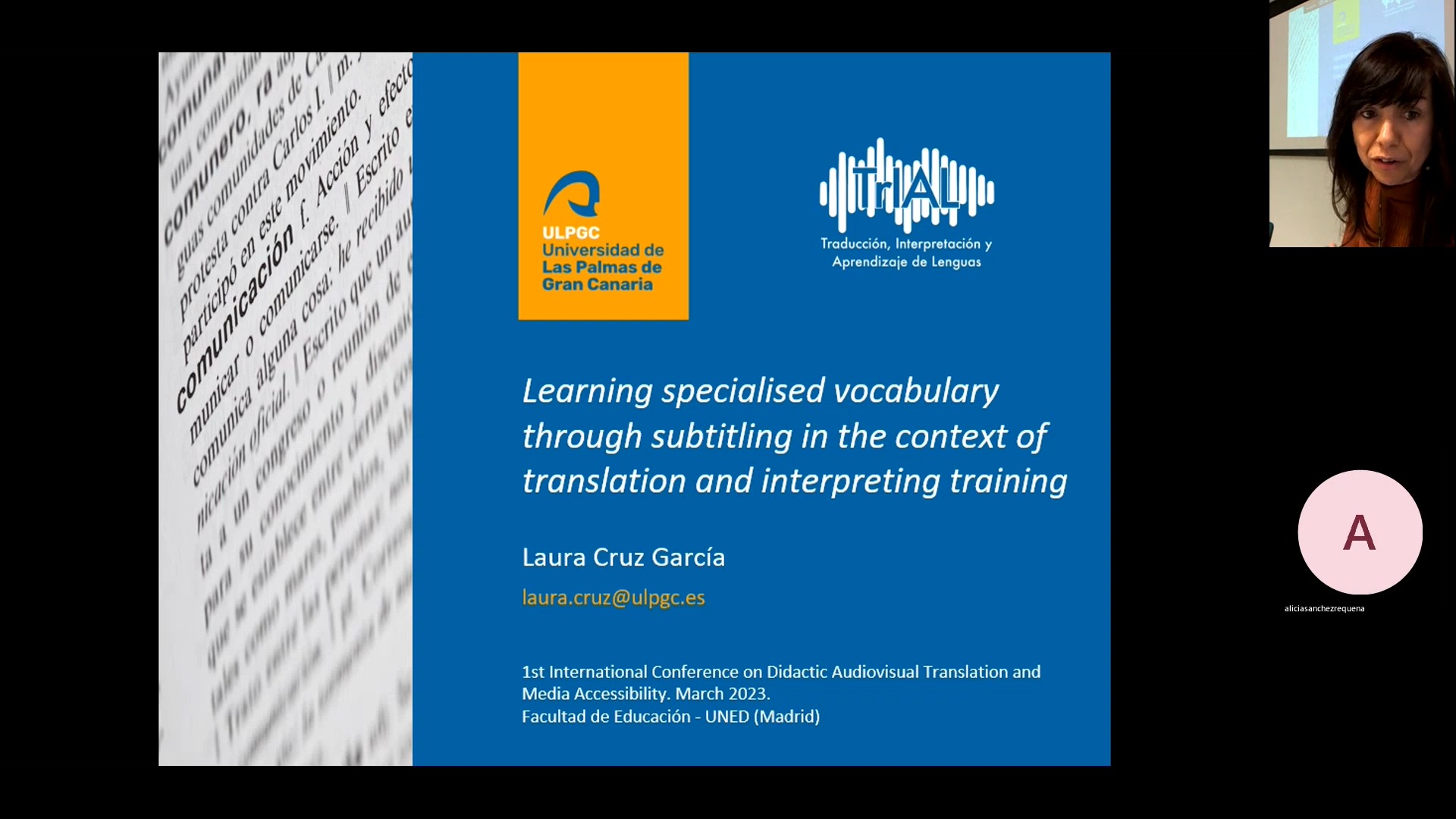 Learning specialised vocabulary through subtitling in the context of translation and interpreting training