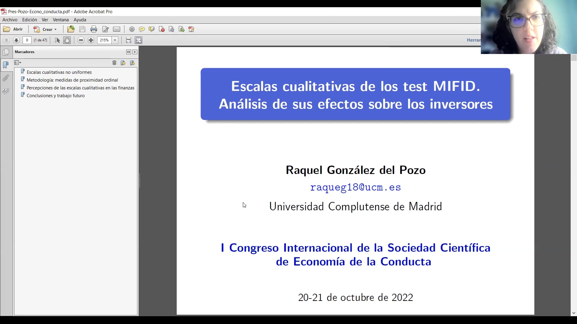 Escalas cualitativas de los test MIFID. Análisis de sus efectos sobre los inversores