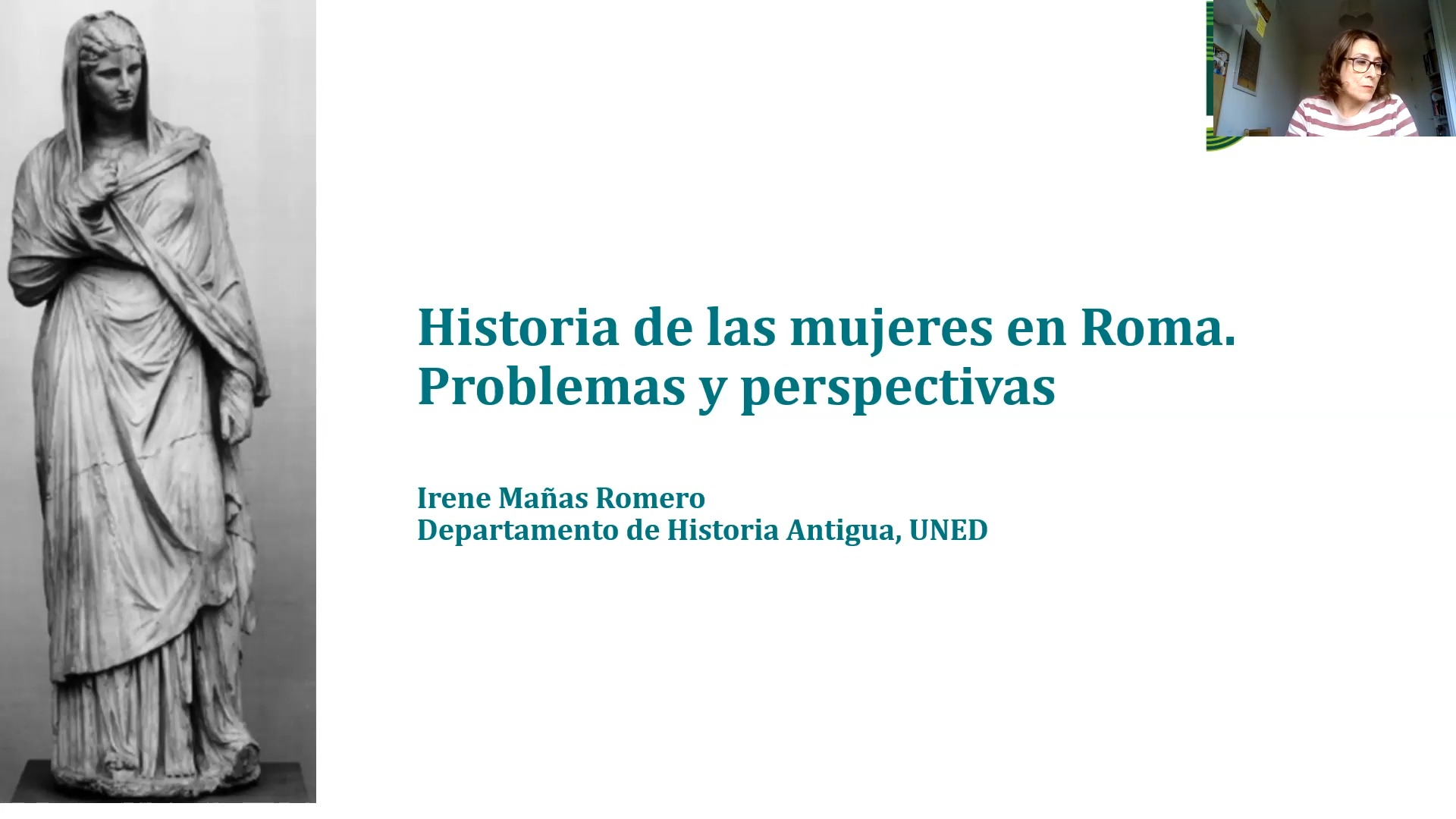 Historia de las mujeres en Roma. Problemas y perspectivas