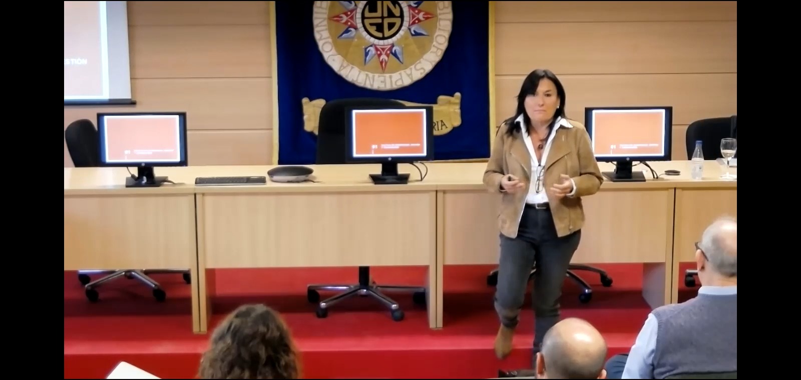 Acto Electoral de la candidata a Rectora Esther Souto Galván con las Facultades de Geografía e Historia y Filosofía