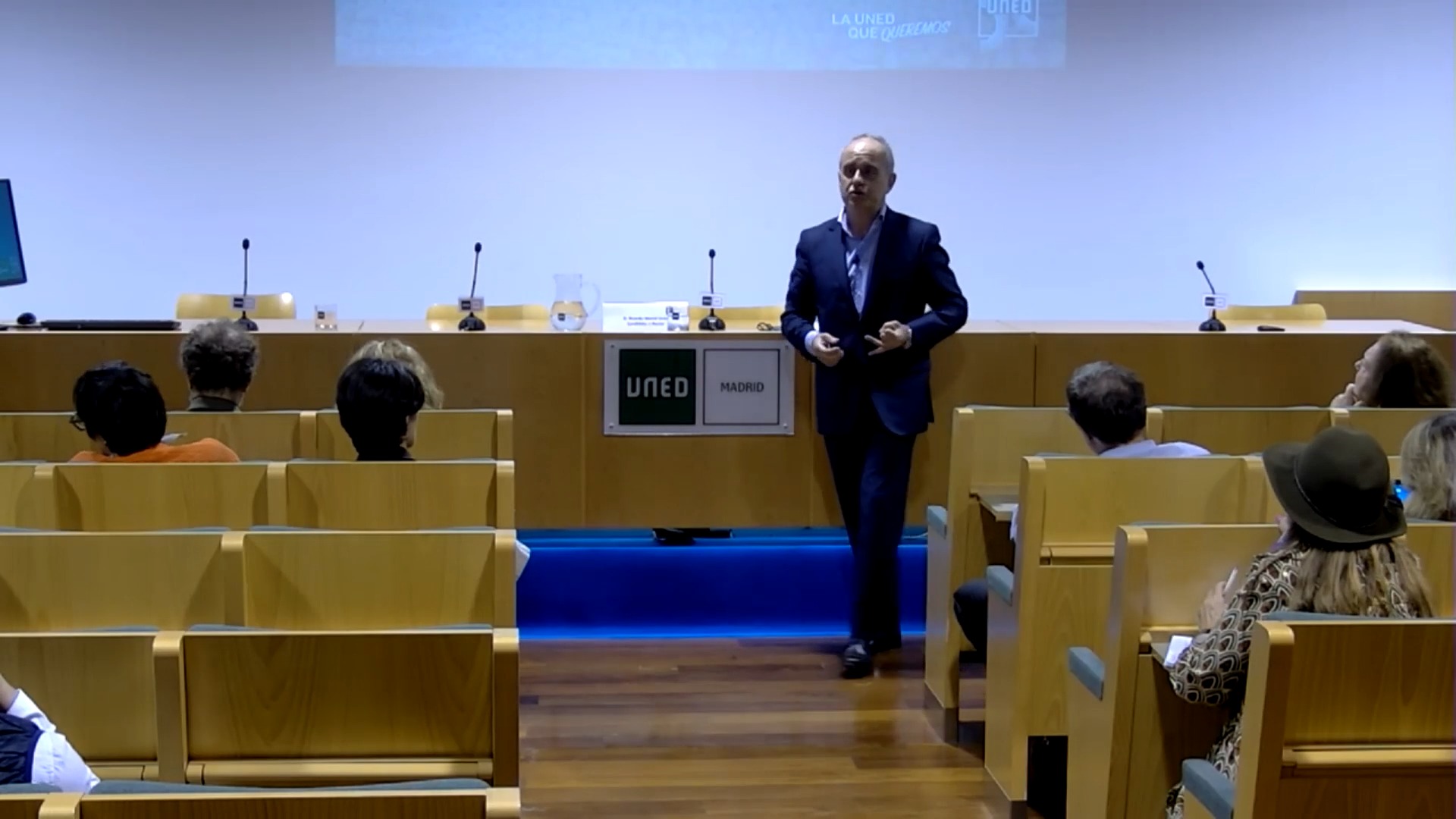 Presentación candidatura elecciones a rector/a de Rica Mairal en las Escuelas Pías
