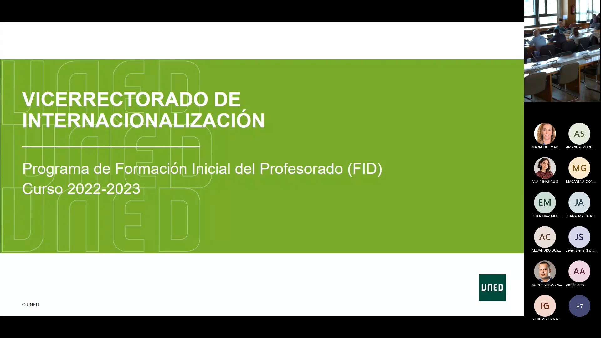La UNED en el Contexto Internacional