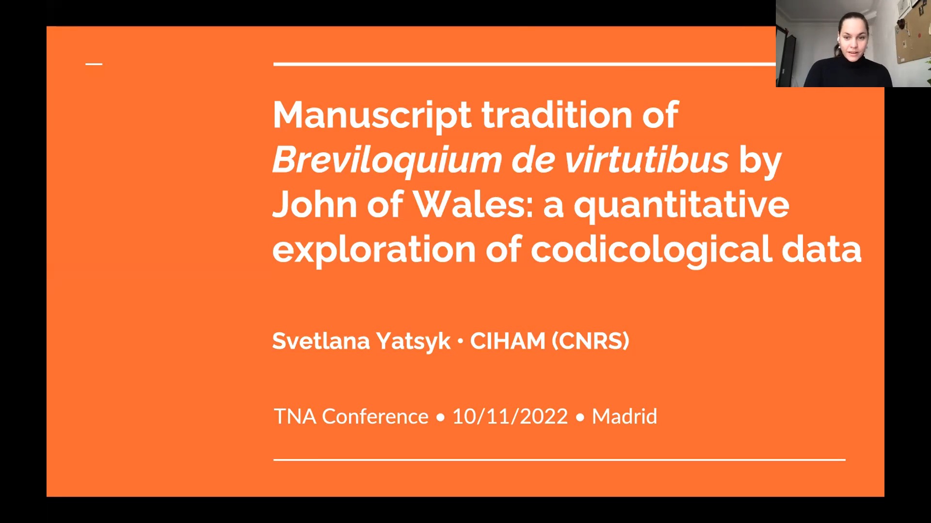Manuscript tradition of Breviloquium de virtutibus by John of Wales: a quantitative exploration of codicological data