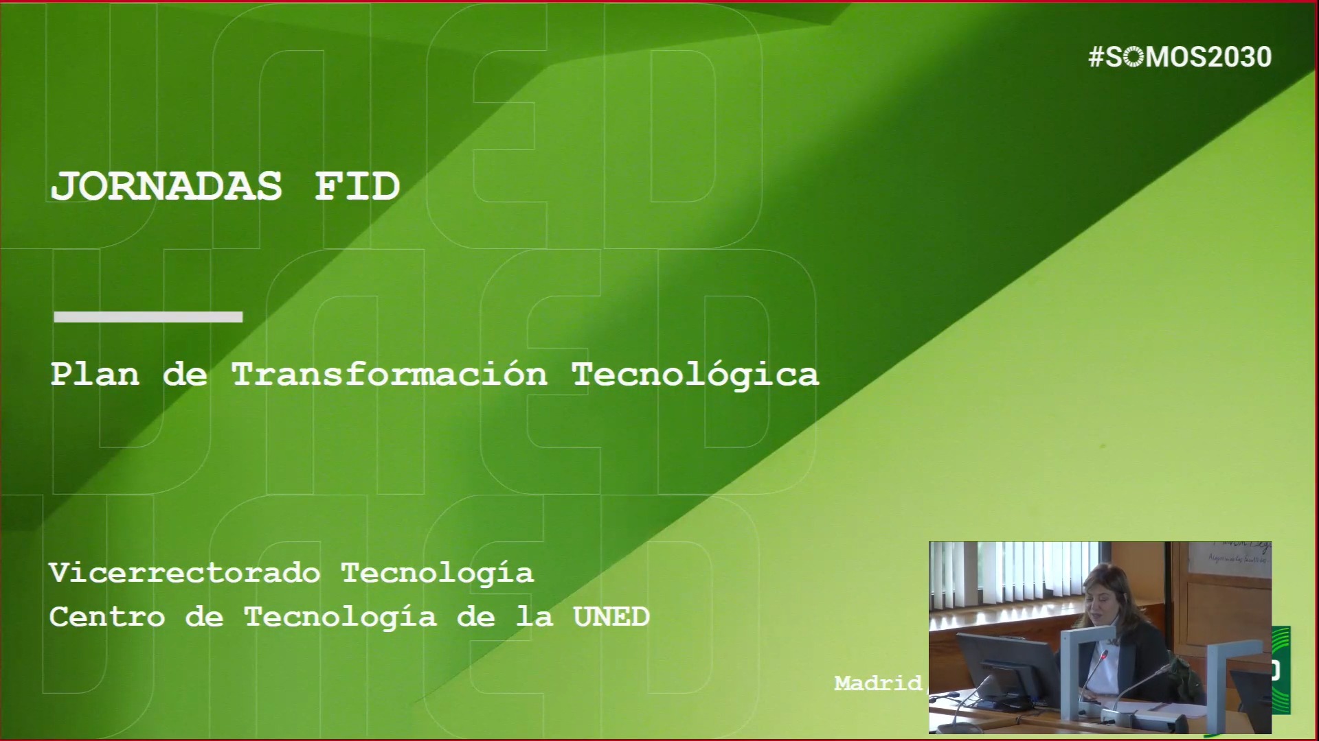 Vicerrectorado de Tecnología. Acciones y estructura