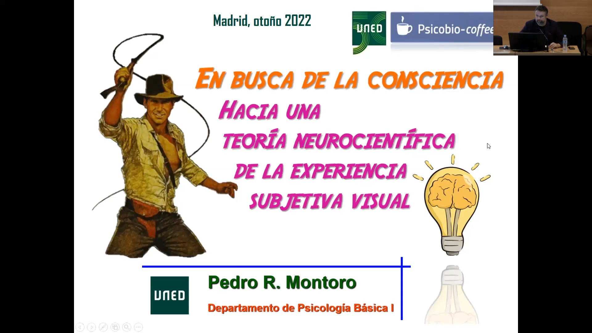 En busca de la consciencia. Hacia una teoría neurocientífica de la experiencia visual