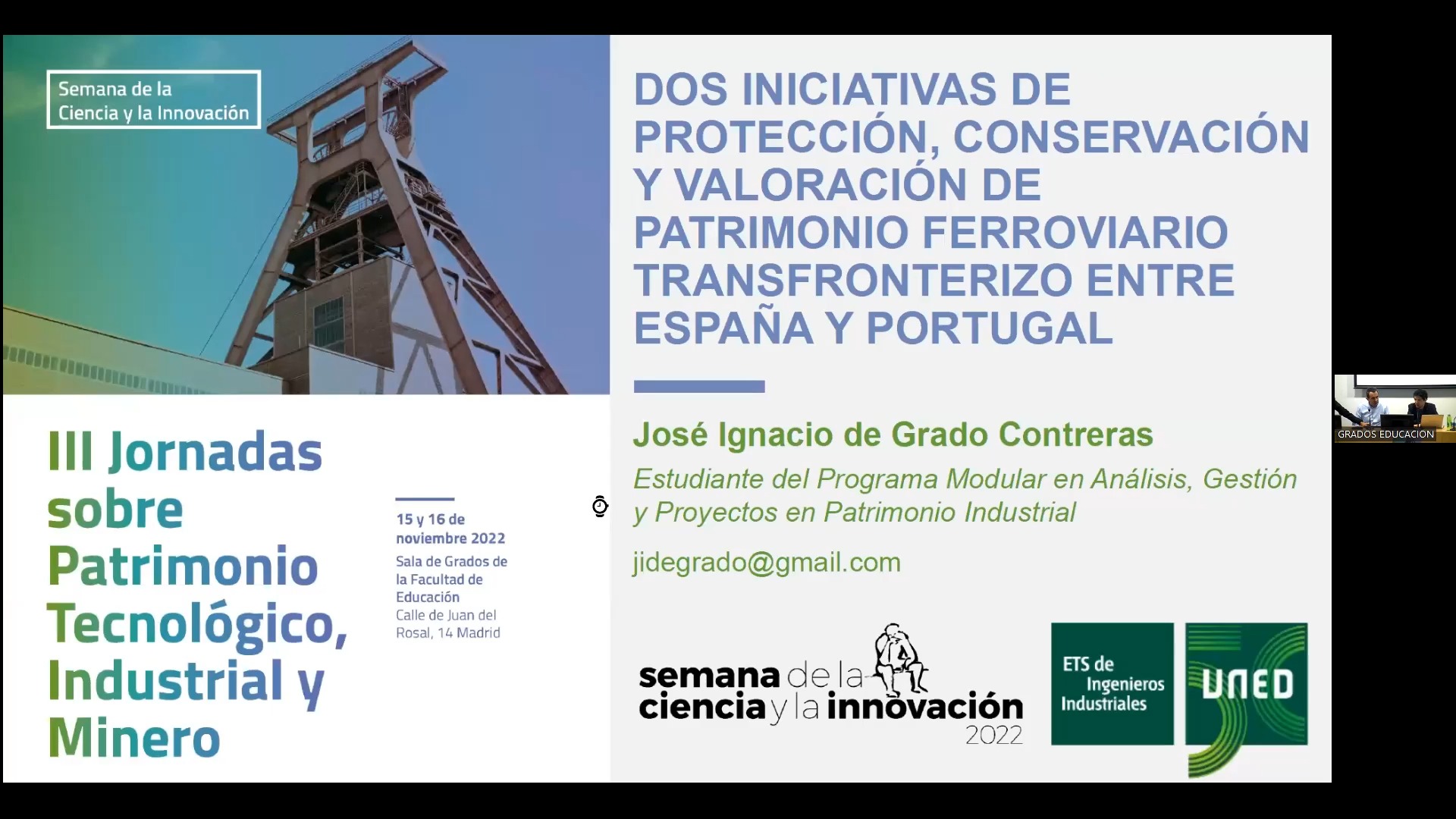 Conservación, reutilización y puesta en valor trazados ferroviarios de valor patrimonial