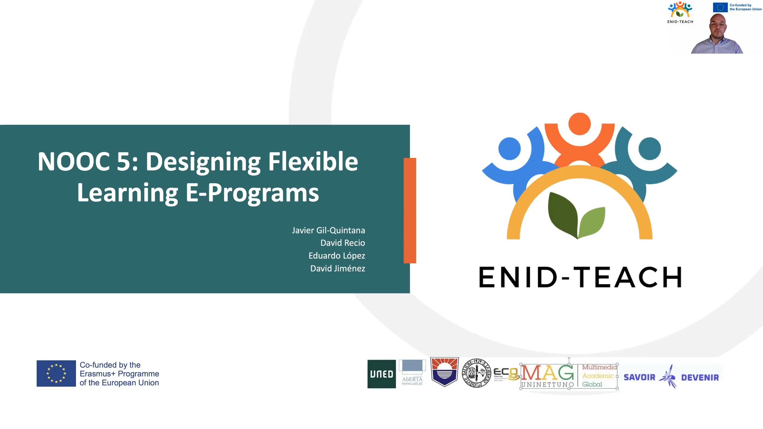 NOOC 5. Designing Flexible Learning D-Programmes 