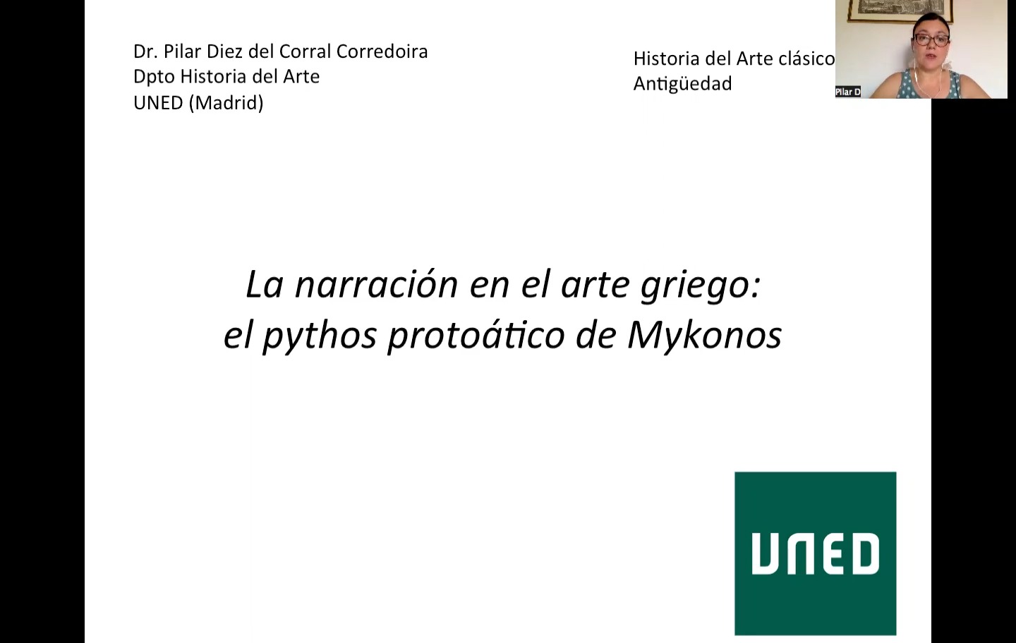 La narración en el arte griego: el pythos protoático de Mykonos
