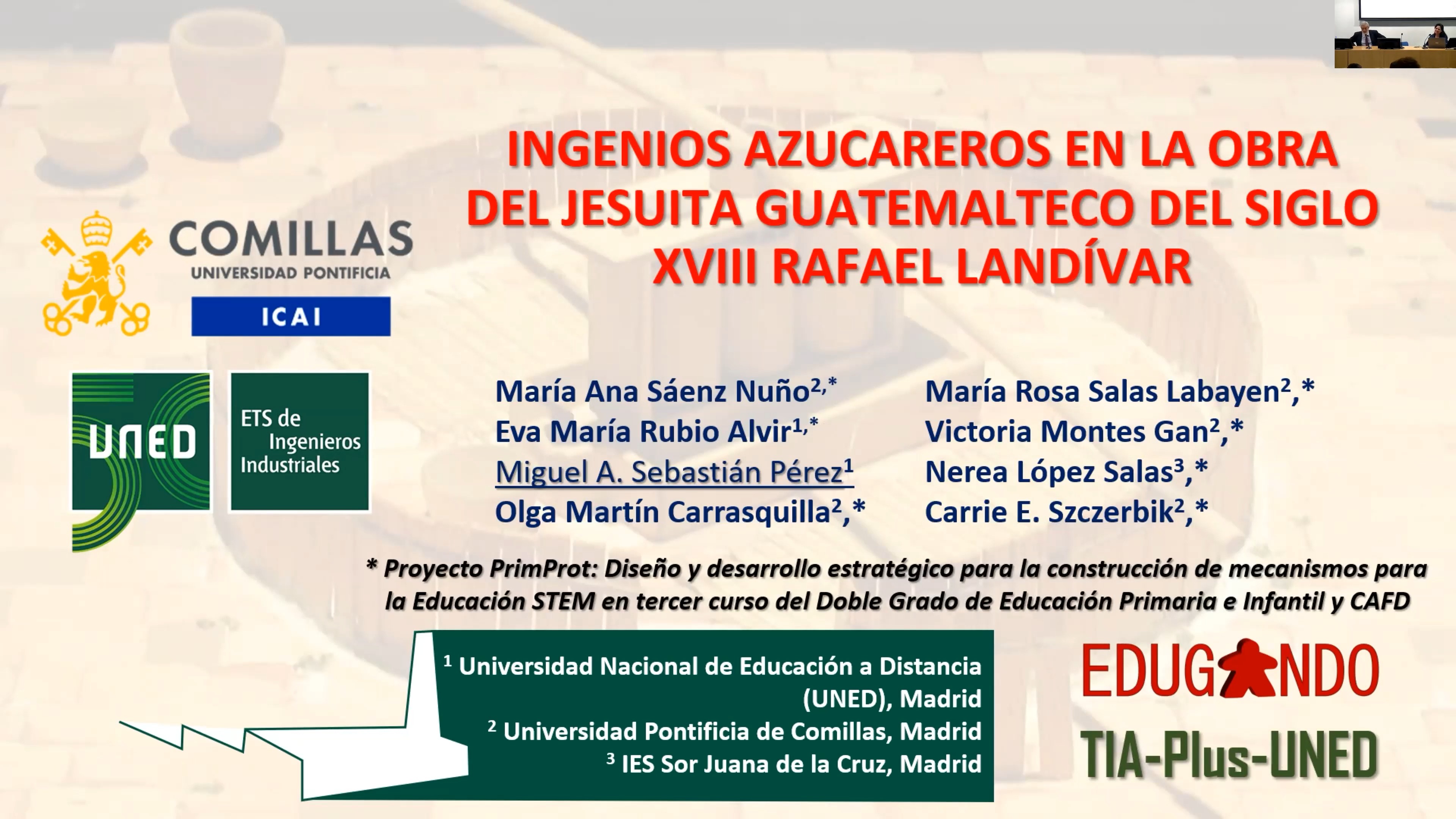 Ingenios azucareros en la obra del jesuita guatemalteco del siglo XVIII Rafael Landívar