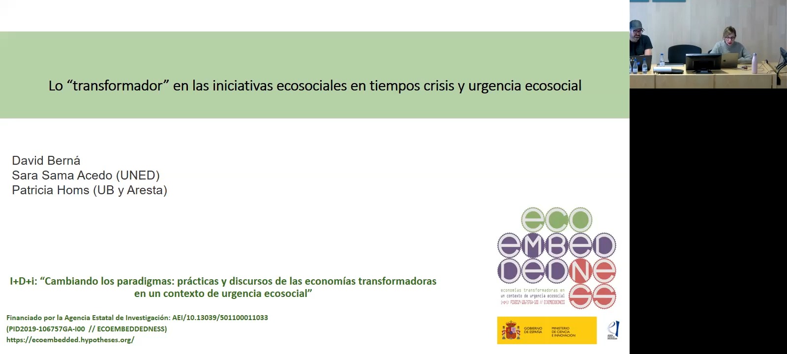 Gestión de los recursos medioambientales en el contexto de la transición ecosocial y la crisis ecológica