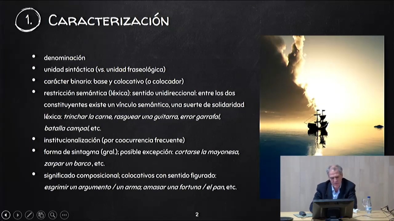 La colocación léxica: caracterización y clases
