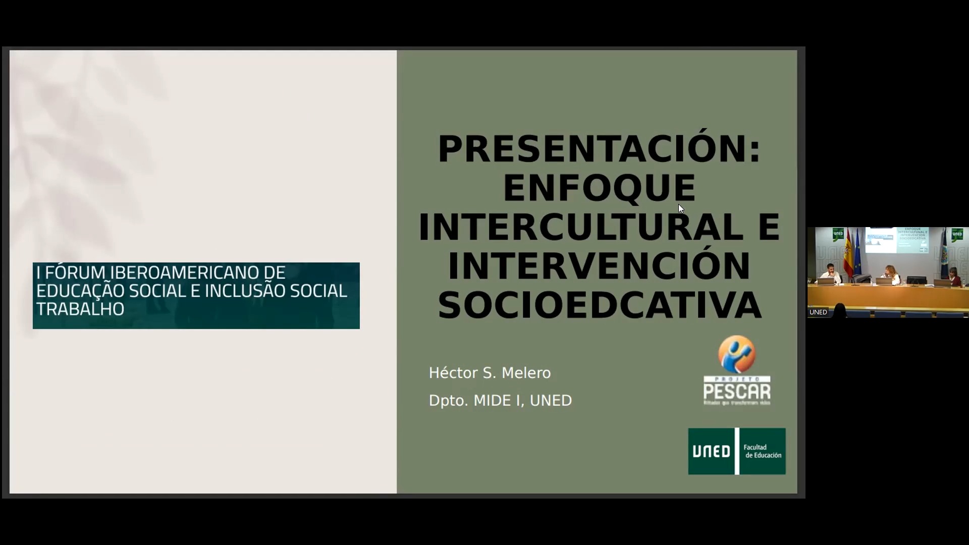 Intervención de Héctor Melero Sánchez