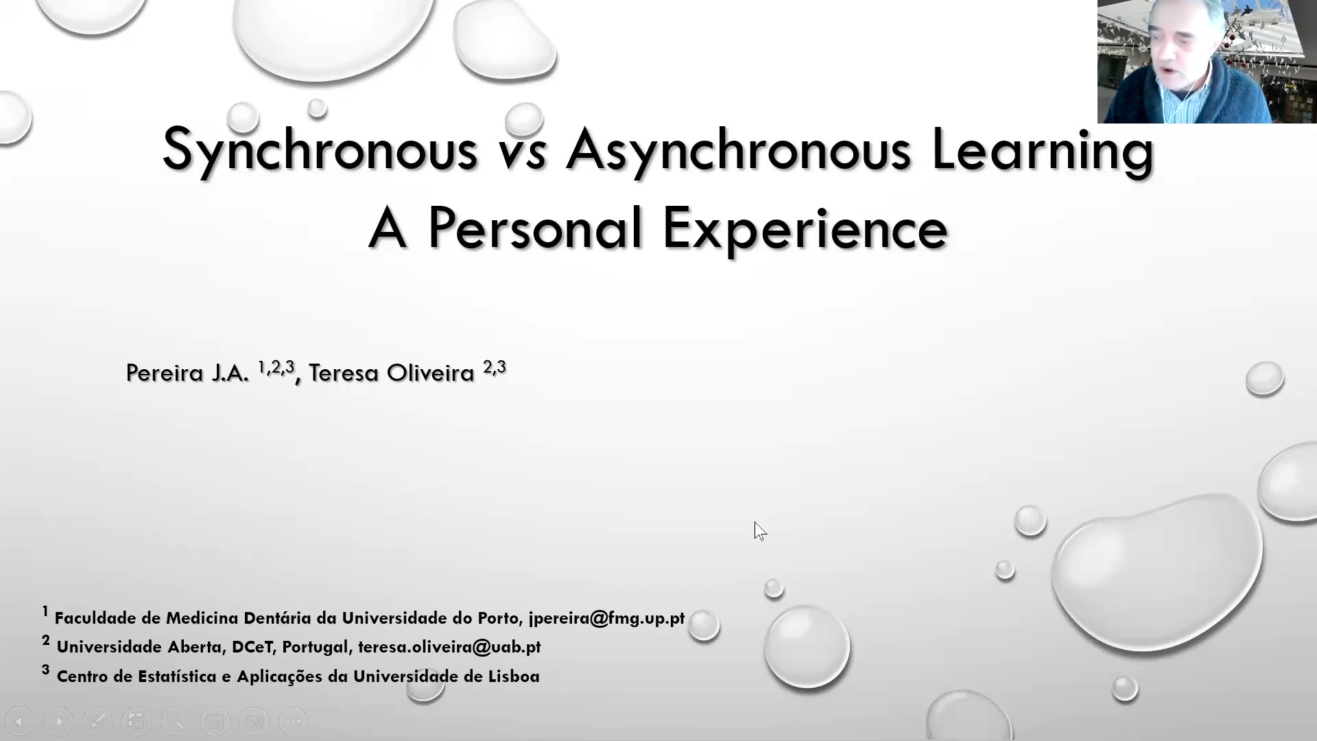 Synchronous vs Asynchronous Learning – A Personal Experience