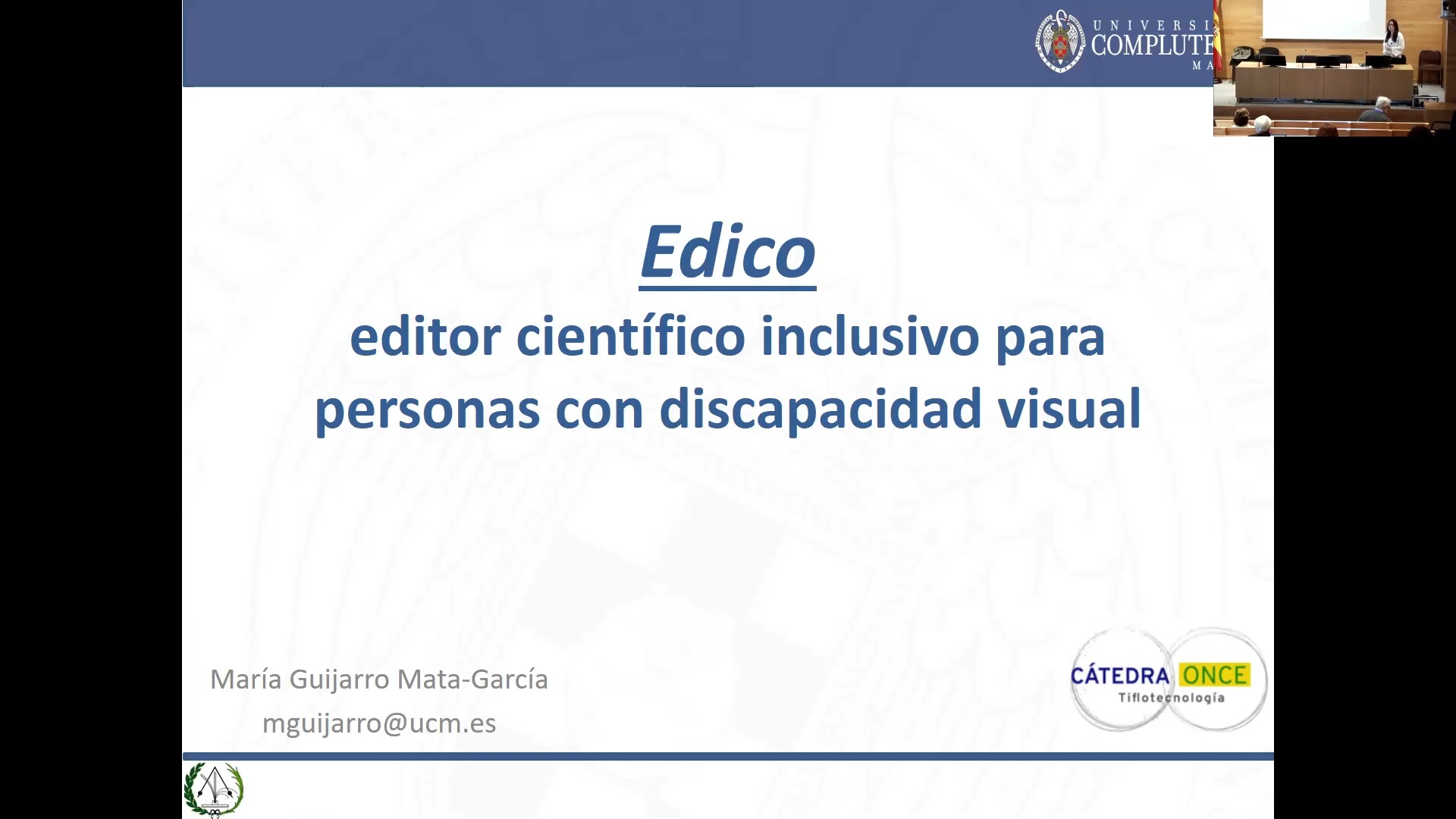 Edico: editor científico inclusivo para personas con discapacidad visual
