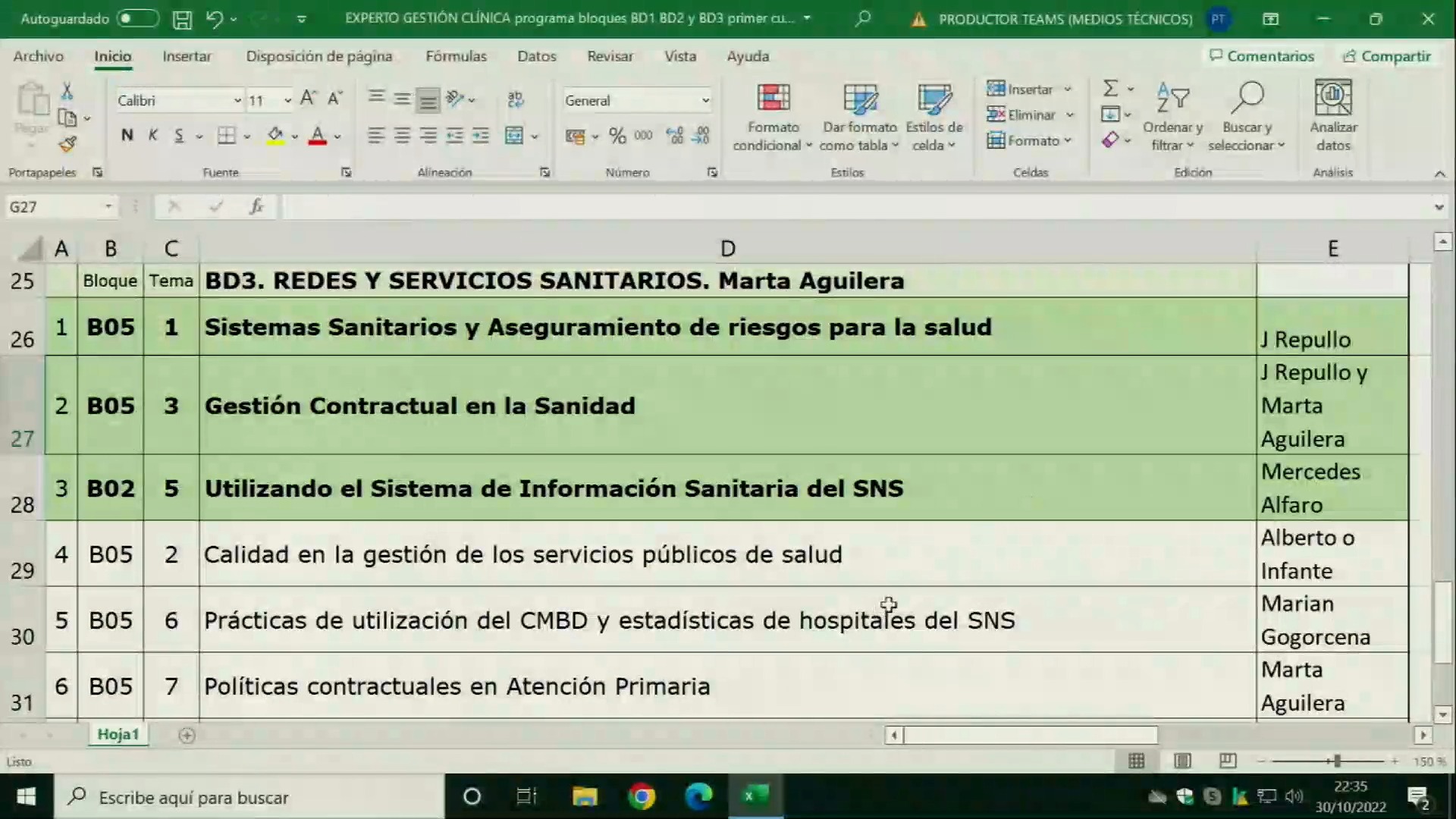 Introducción general a los bloques docentes: bloque didáctico 3